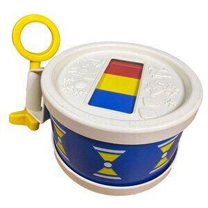 Vintage 1976 Fisher-Price Toy Xylophone & Drum — Classic Toddler Musical Toy